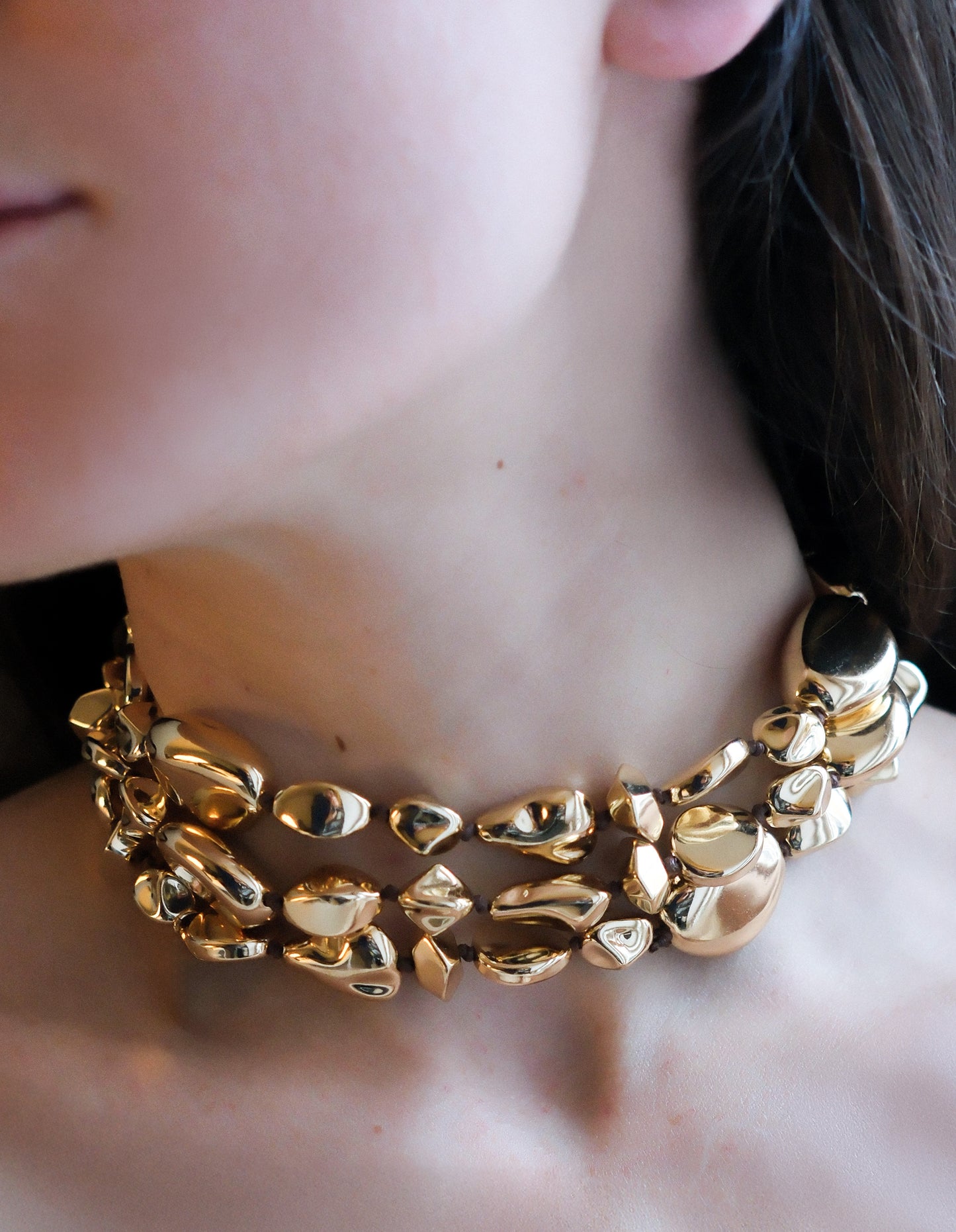 Halskette PEBBLE BEADS