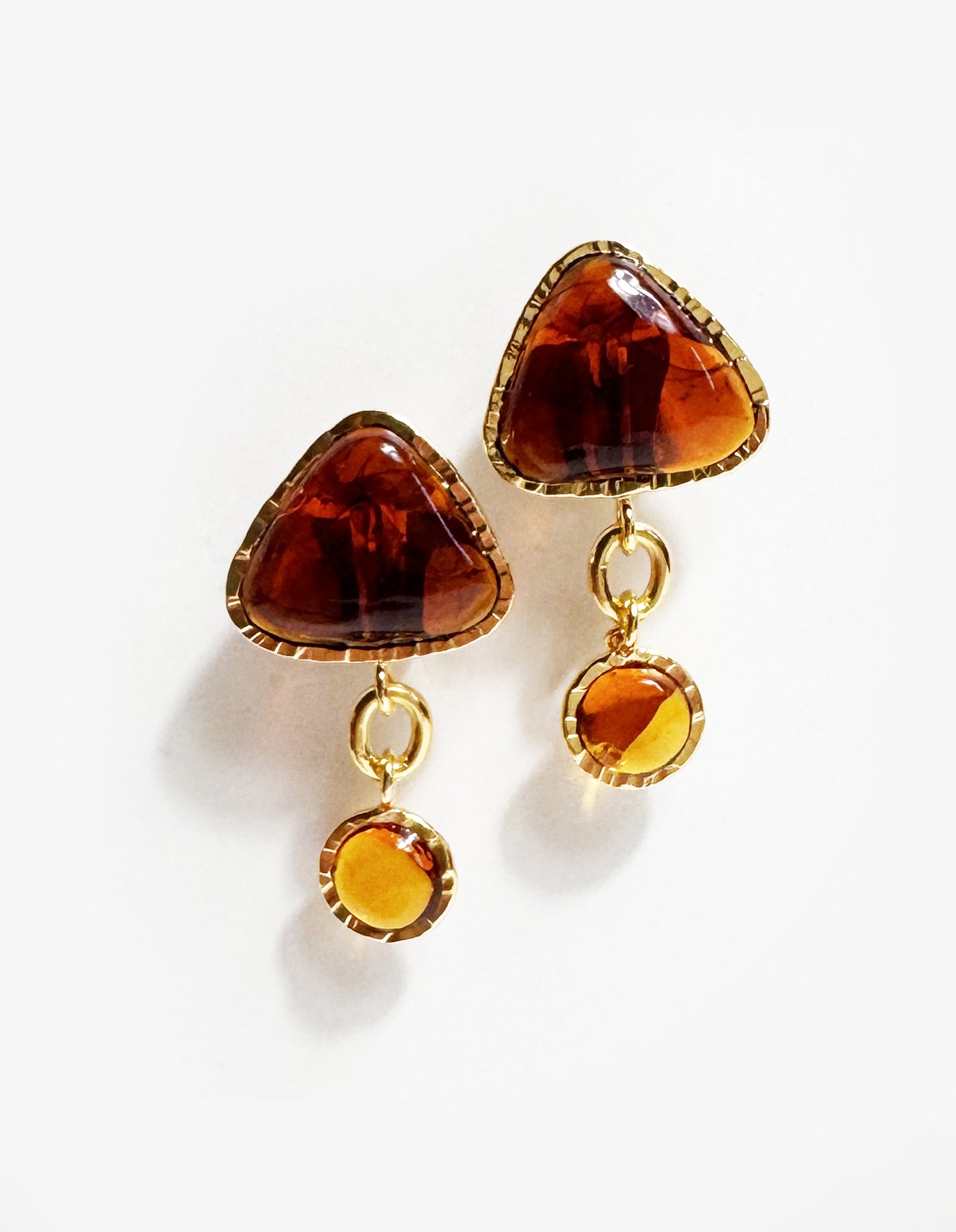 BOUCLES D'OREILLES MOSAIQUE LONGUE CLIP