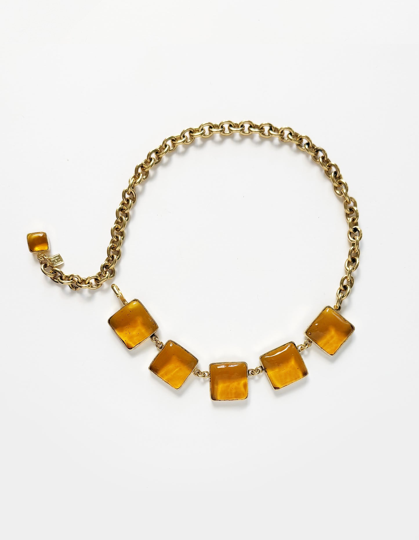 COLLIER PAVÉ & CHAîNE