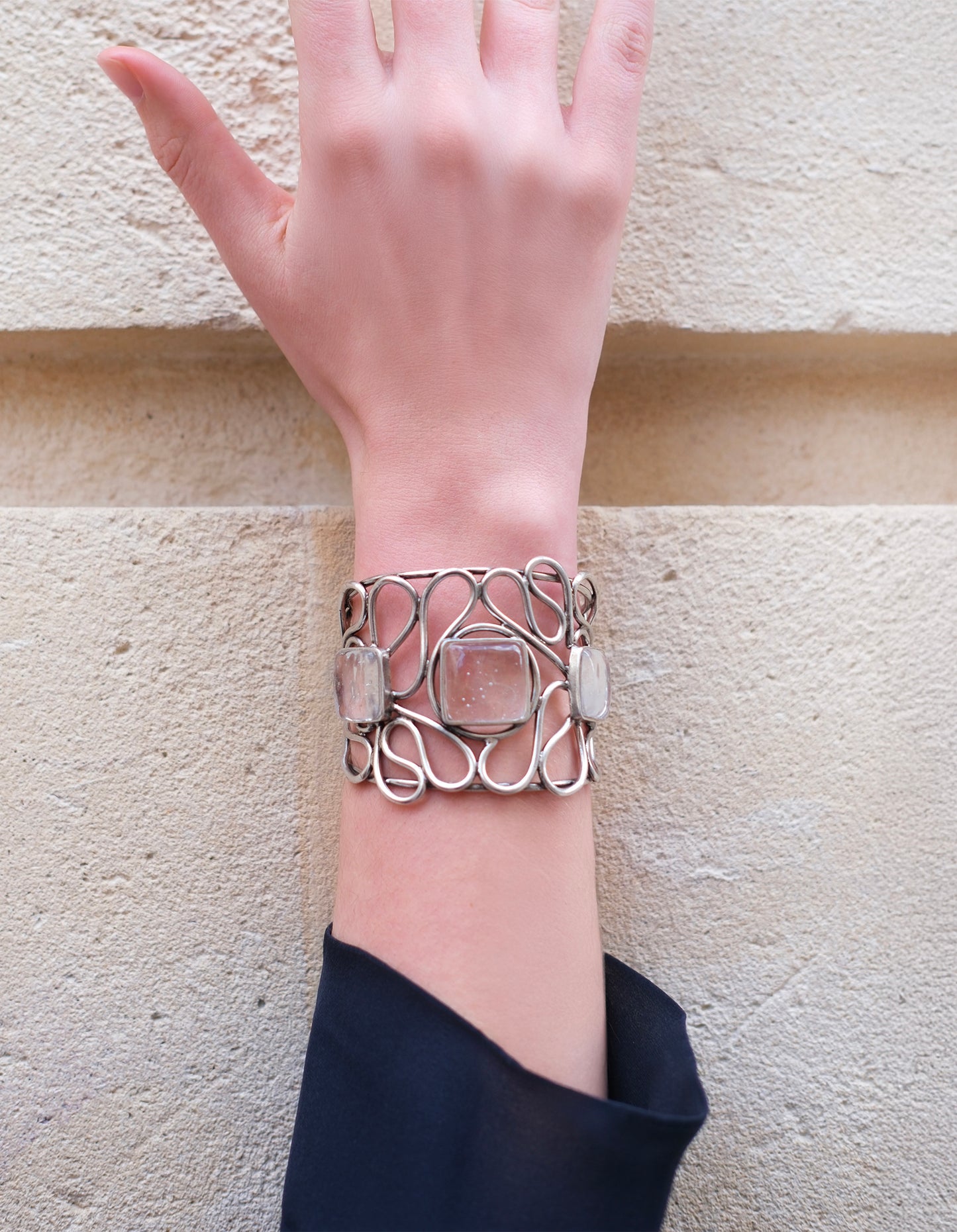 BRACELET MANCHETTE PAVÉ