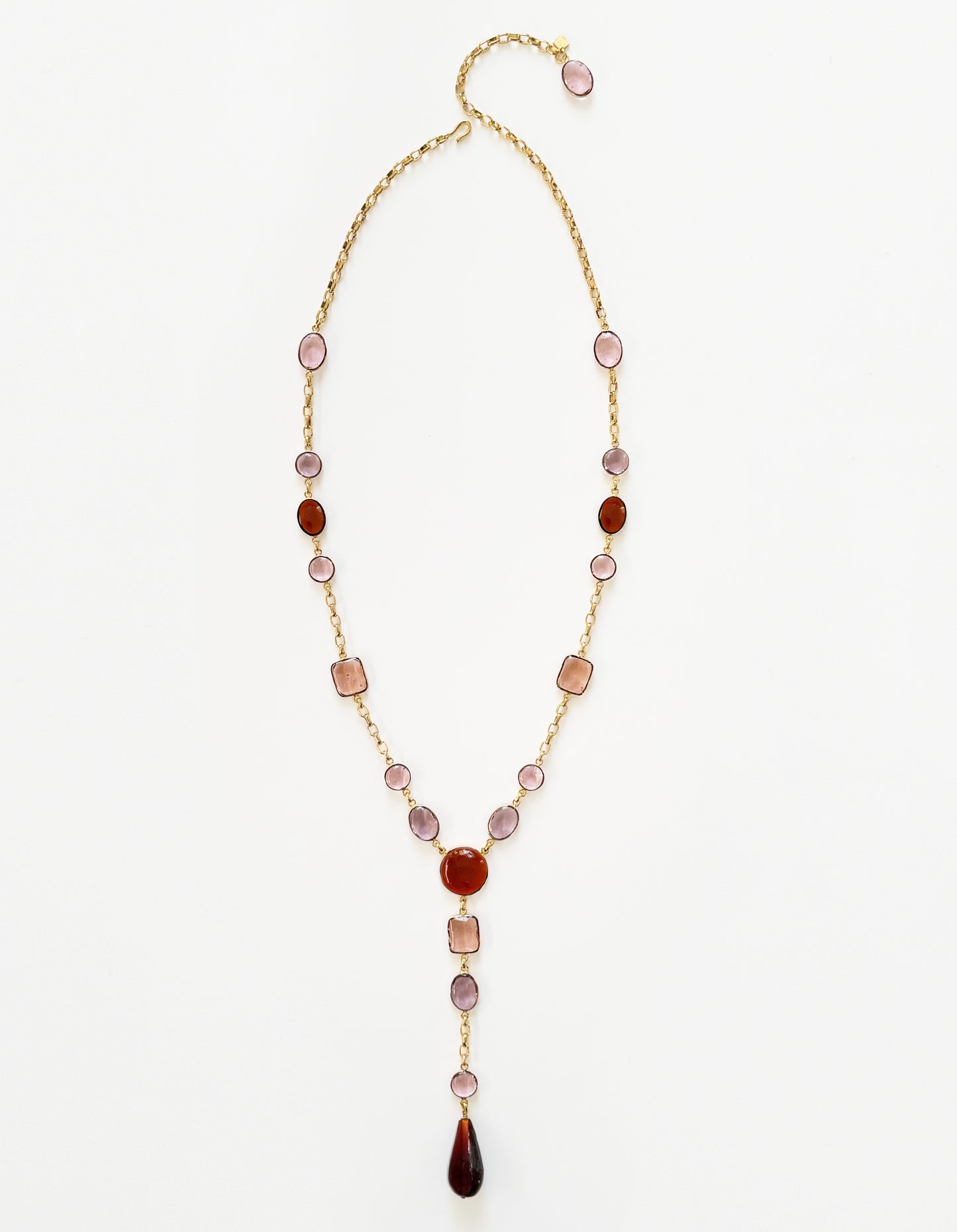 HALSKETTE KRAWATTE ROCAILLES & KETTE