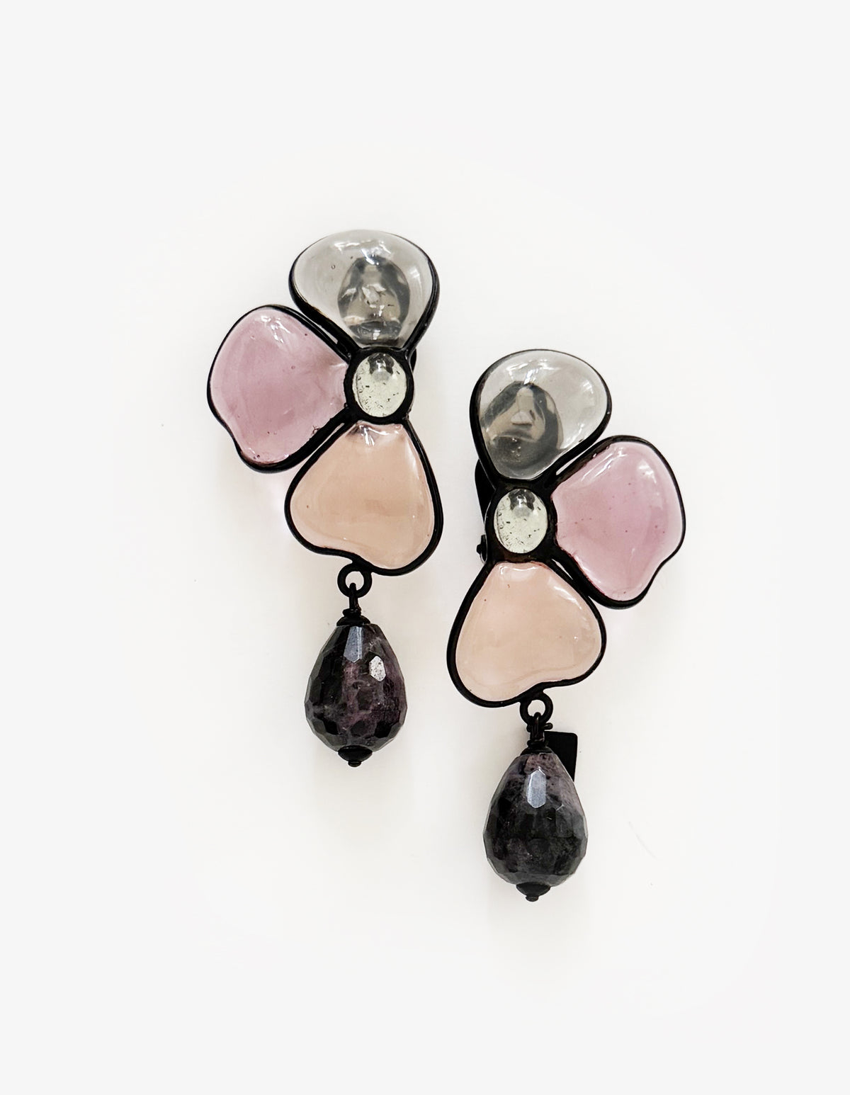 BOUCLES D'OREILLES FLEURS