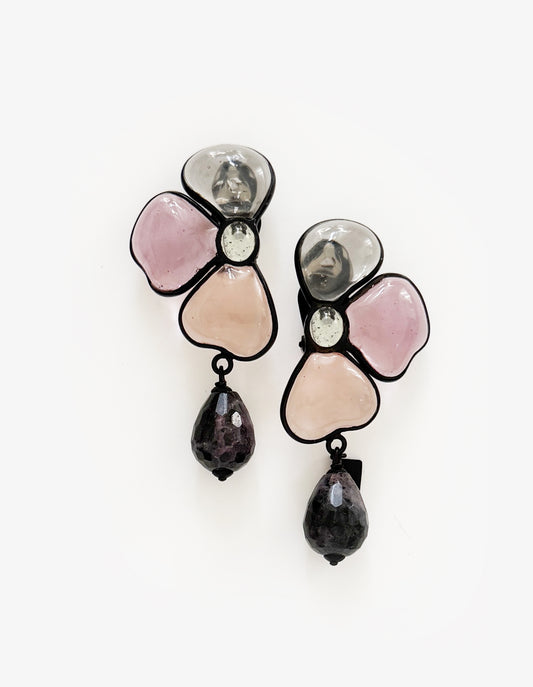 BOUCLES D'OREILLES FLEURS