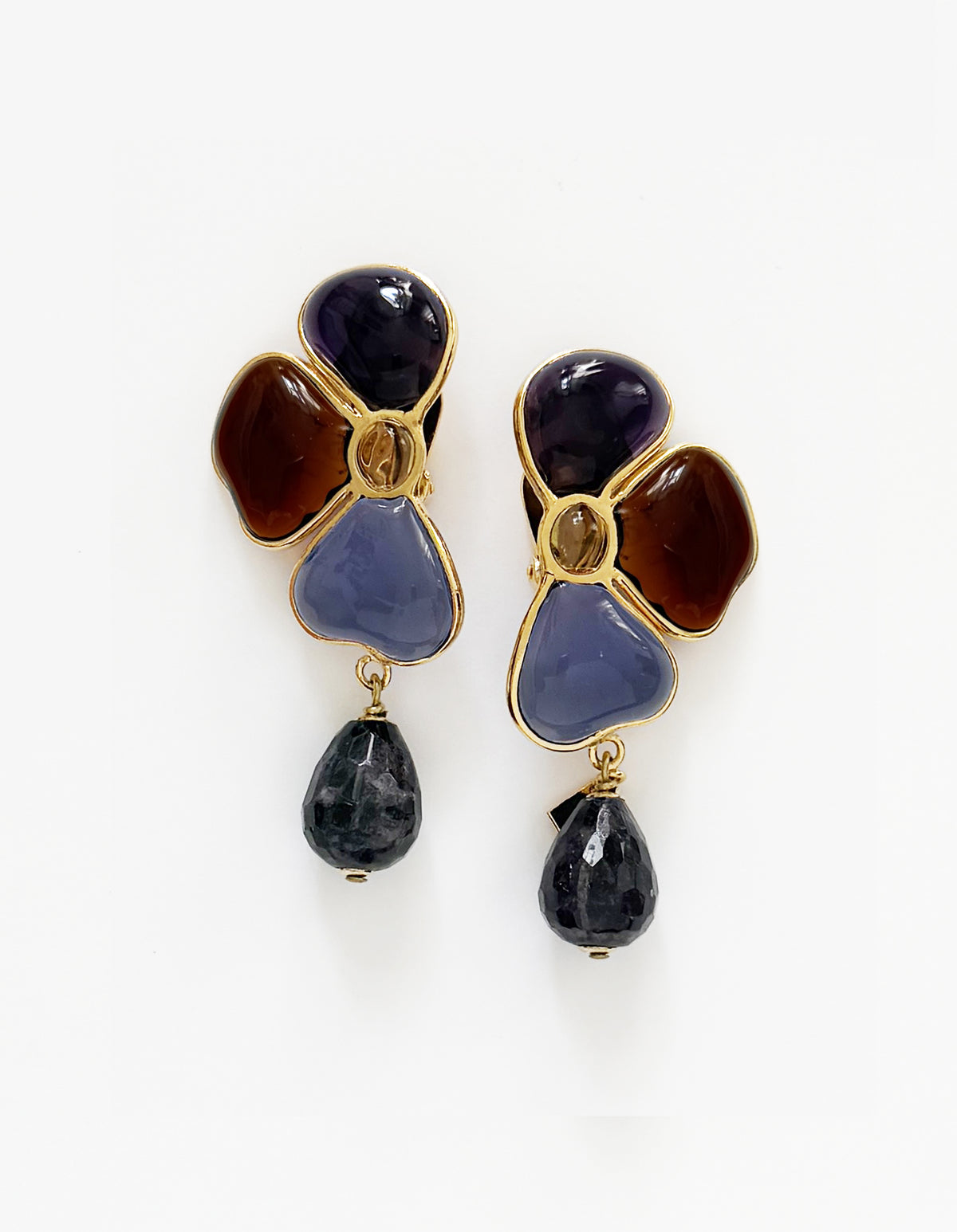 BOUCLES D'OREILLES FLEURS