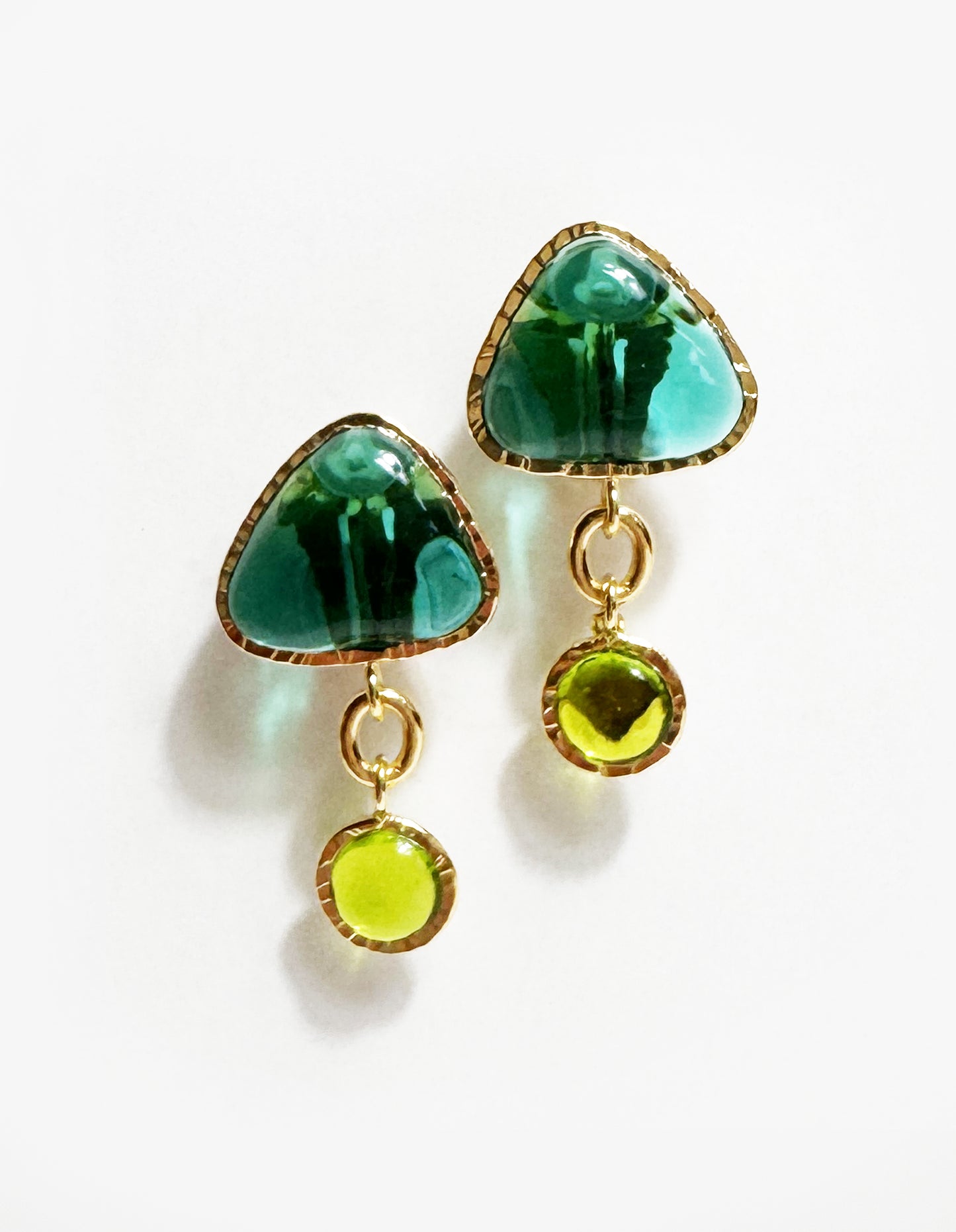 BOUCLES D'OREILLES MOSAIQUE LONGUE CLIP