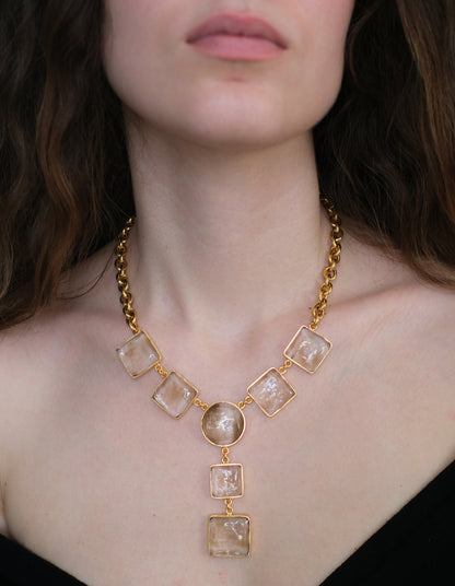 COLLIER PAVÉ CRAVATE