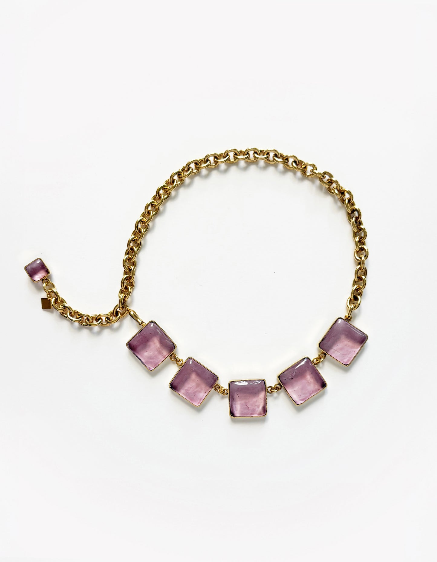 COLLIER PAVÉ & CHAîNE