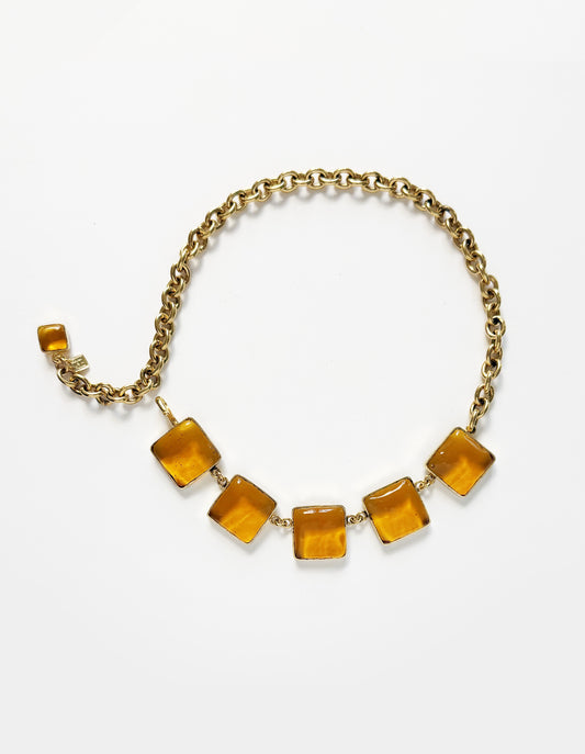 COLLIER PAVÉ & CHAîNE