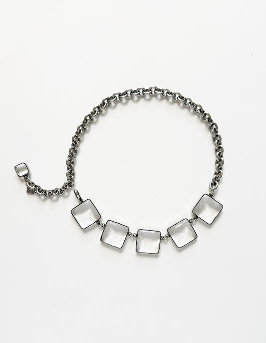 COLLIER PAVÉ & CHAîNE