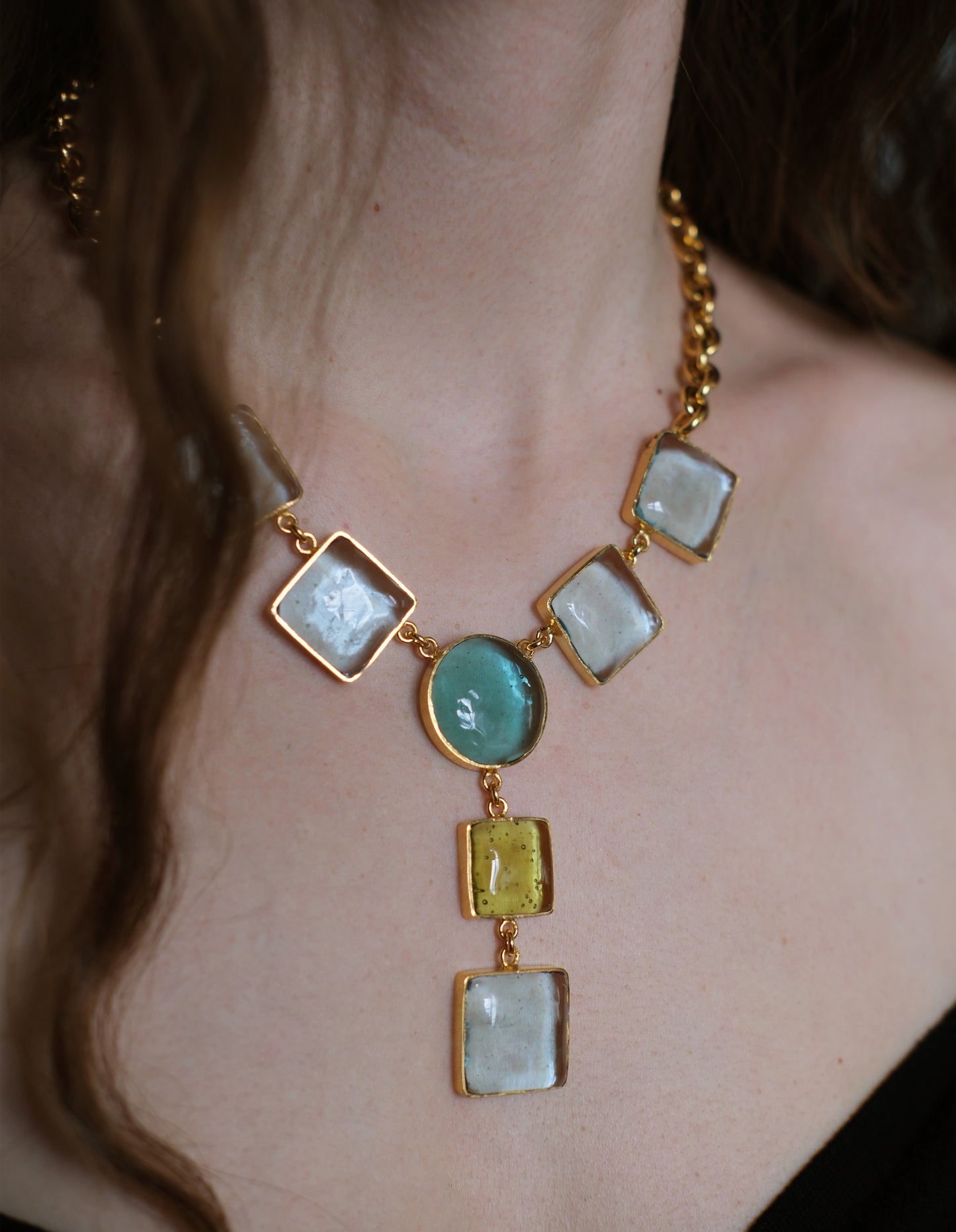 COLLIER PAVÉ CRAVATE