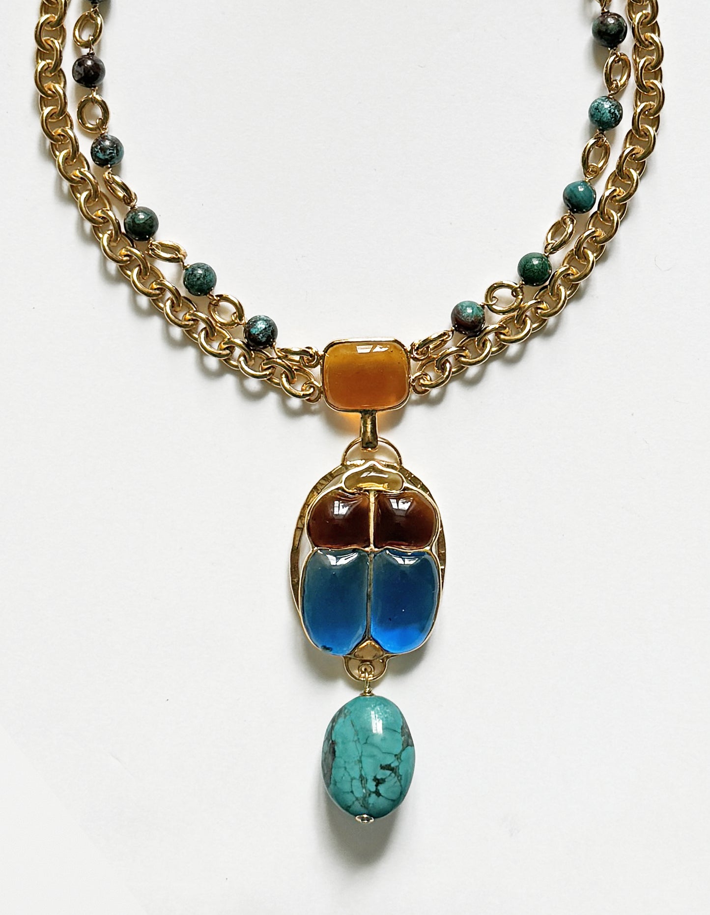 COLLIER SCARABÉE