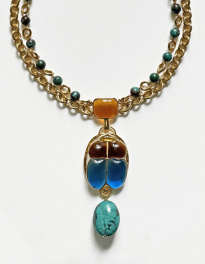 COLLIER SCARABÉE