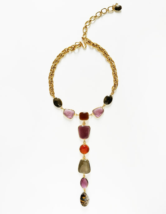 COLLIER CRAVATE TRAPÈZE