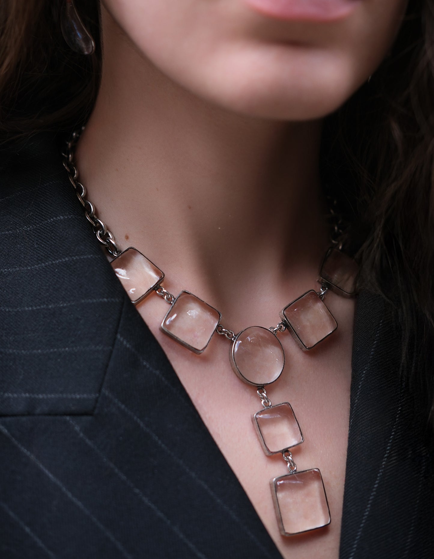 COLLIER PAVÉ CRAVATE