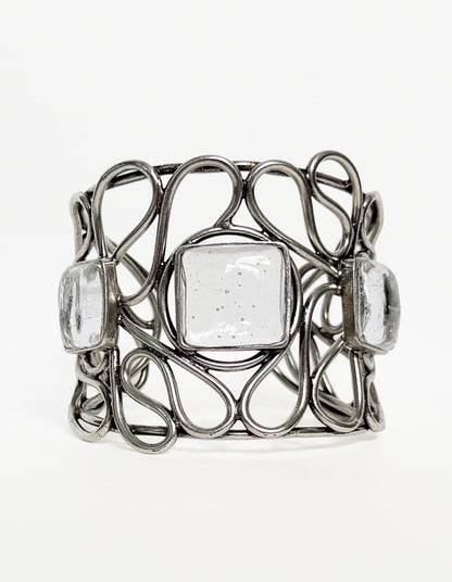 BRACELET MANCHETTE PAVÉ