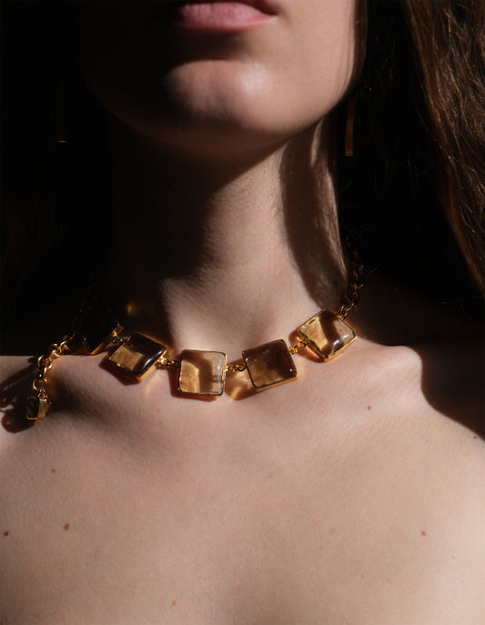 PAVÉ NECKLACE & CHAIN