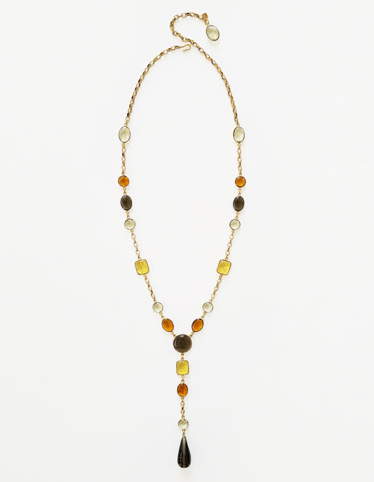 Halskette mit Rocailles & Kette