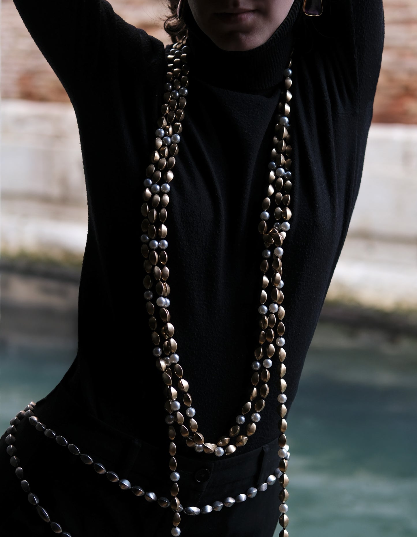 HALSKETTE INDIAN BEADS & PERLEN